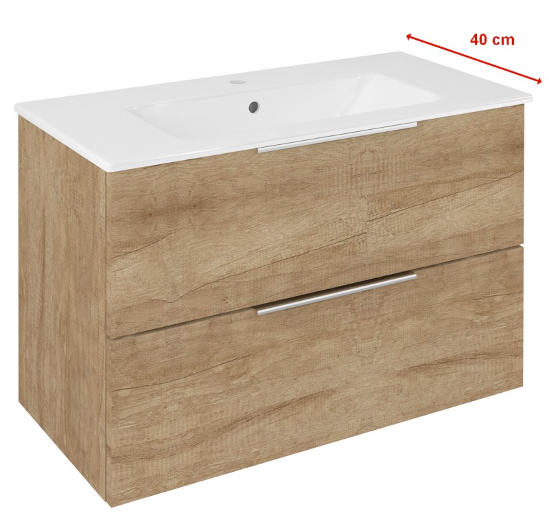 CIRASA umyvadlová skříňka 78x54x39cm, dub alabama CR792-2222