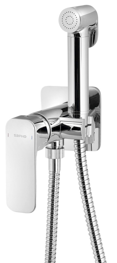 SPY podomítková bidetová baterie se Stop sprškou, chrom PY13