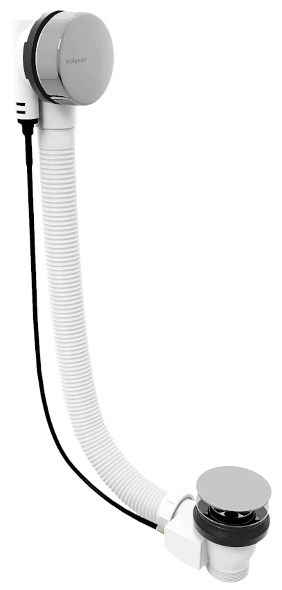 Vanová souprava, bovden, délka 1000mm, zátka 72mm, chrom 71854