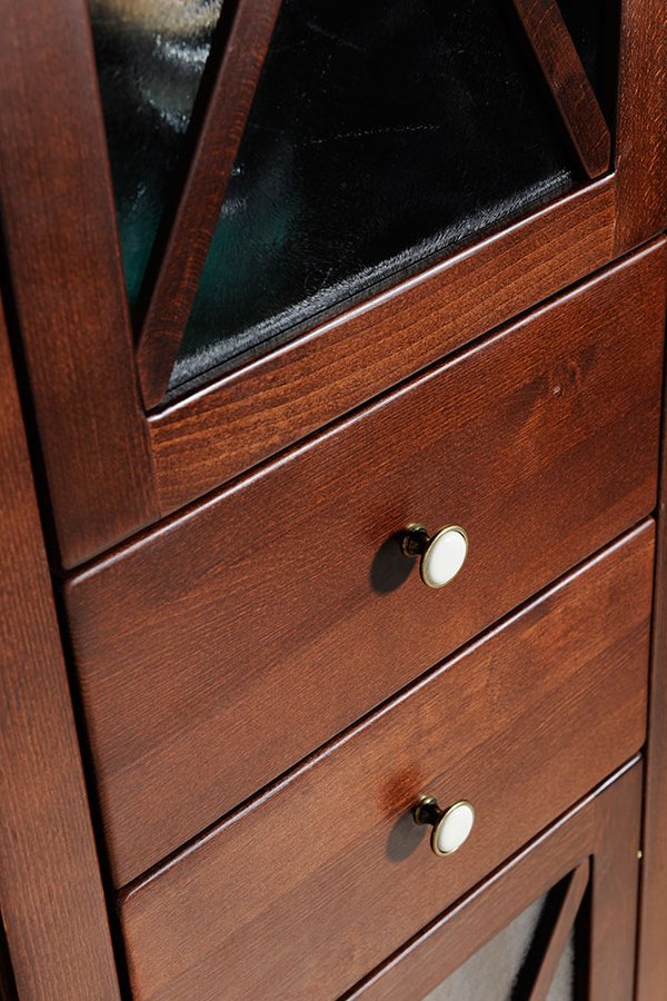 CROSS skříňka vysoká 49x170x39cm, levá, buk CR314