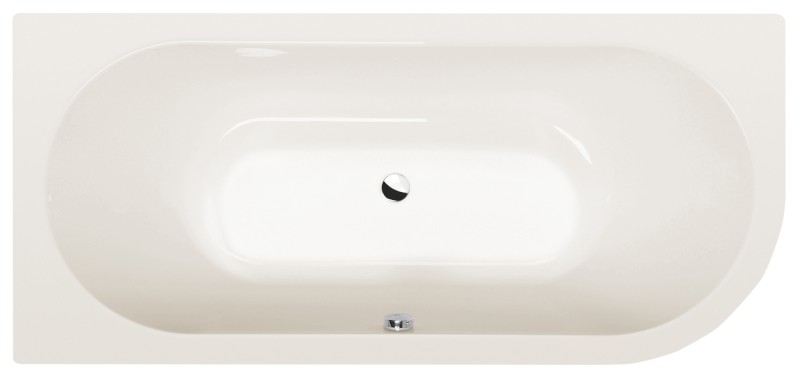 VIVA L asymetrická vana 175x80x47cm, ivory 70119.40