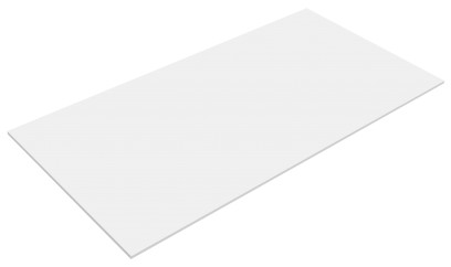 NELIO keramická deska Blanco 117,5x0,9x49,3cm, bílá mat KD010W