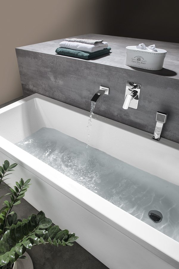 NOEMI obdélníková vana 160x70x39cm, bílá 71707