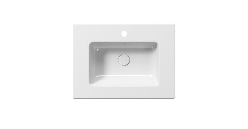 PURA keramické umyvadlo slim 62x46cm, bílá ExtraGlaze 8884111