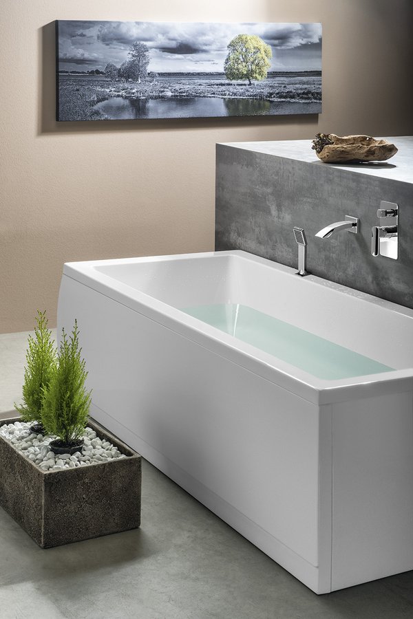 KRYSTA obdélníková vana 180x80x39cm, bílá 71710