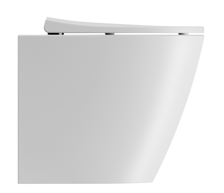 MODO WC mísa stojící, Swirlflush, 37x52cm, spodní/zadní odpad, bílá dual-mat 981009