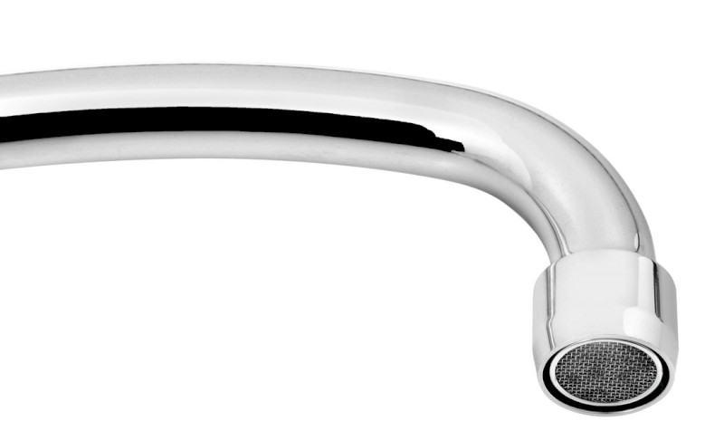 Universální výtokové ramínko k baterii, 250mm, typ-J, chrom 15J250