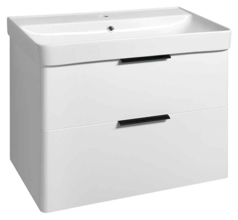 DENEB umyvadlová skříňka 77,3x55x42,4cm, bílá mat DN280