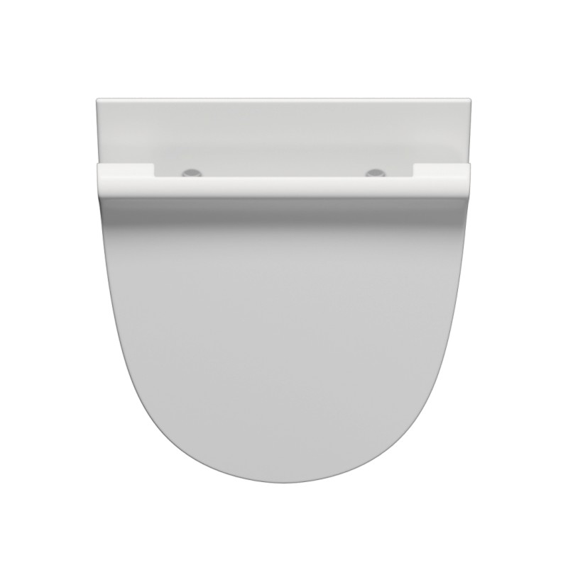 COMMUNITY urinál se zakrytým přívodem vody s otvory pro víko 31x54,5cm, bílá mat 769609