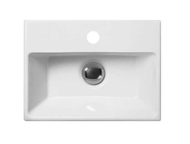 NORM keramické umývátko s otvorem, 35x26cm, bílá ExtraGlaze 8650111