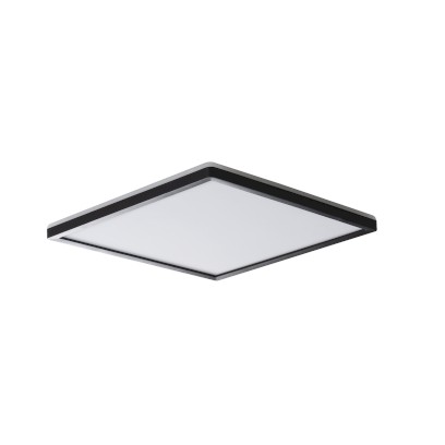 AZPO stropní LED svítidlo, 300x300mm, 17,5W, IP54, černá mat 31509