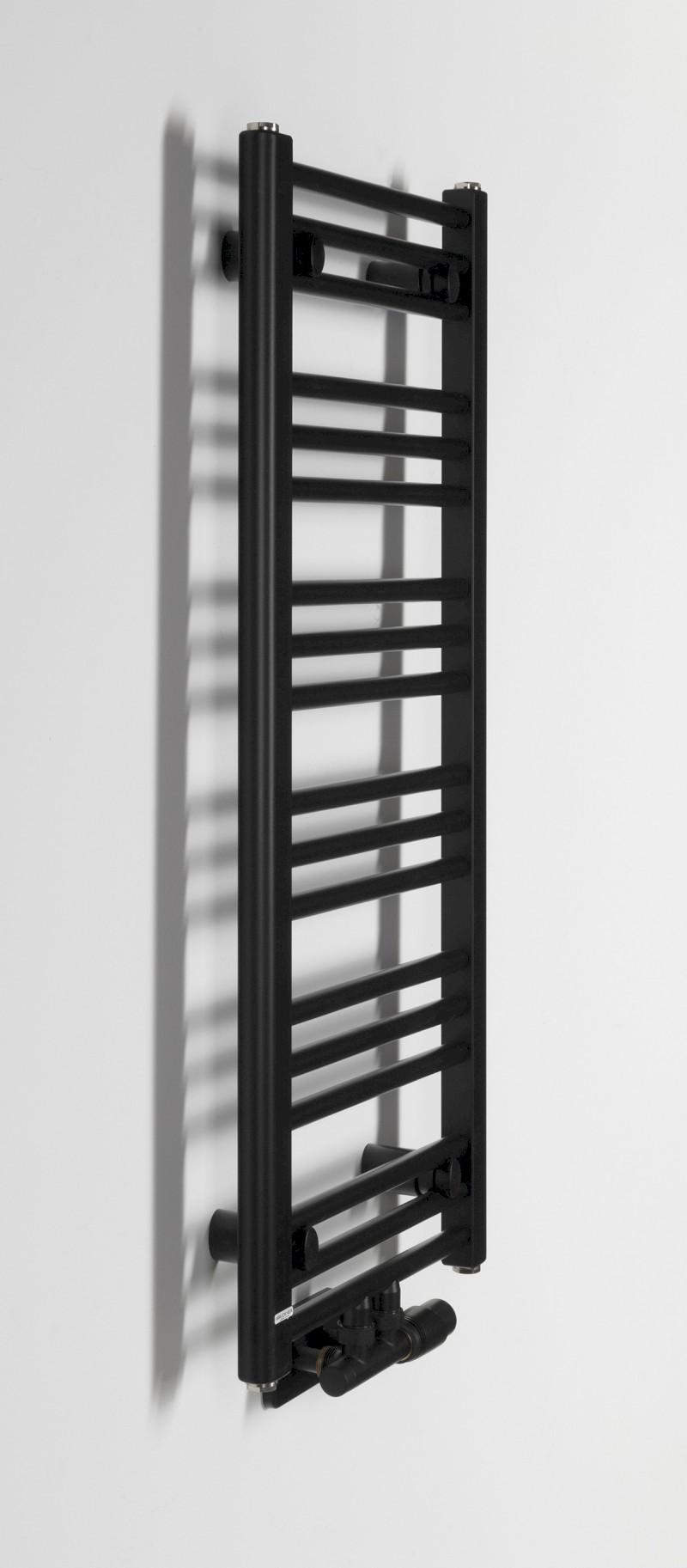 ALBRECHT otopné těleso 400x930 mm, středové připojení, černá mat 600.111.6