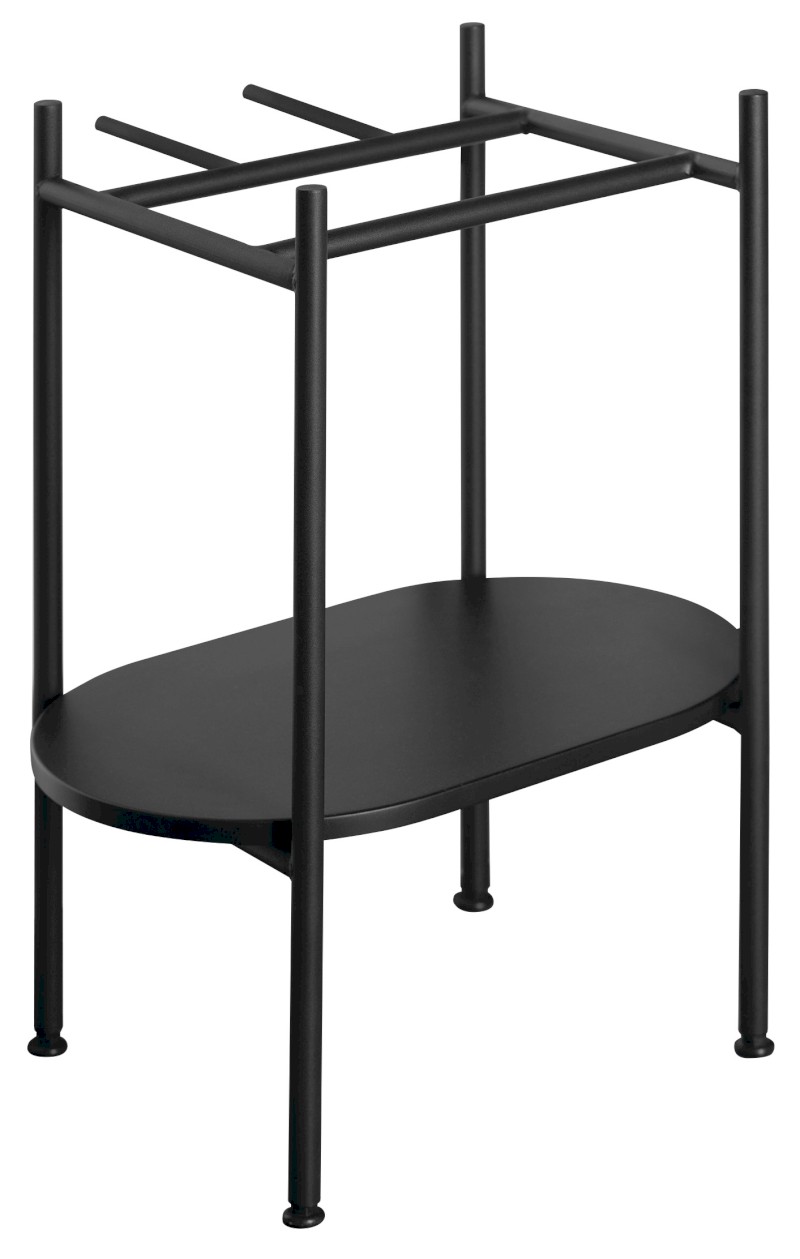 PUNO podstavec pod umyvadlo 400x820x360mm, černá SKA570-2
