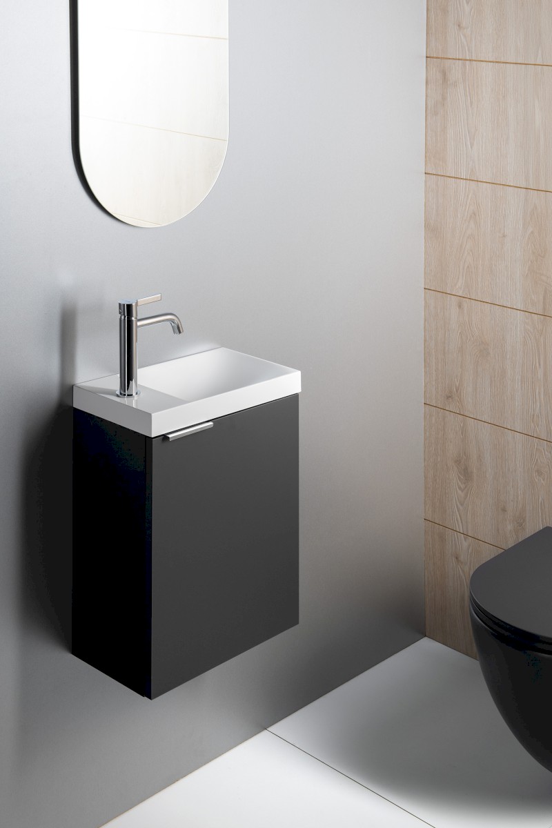 LATUS X umyvadlová skříňka 39,4x50x22cm, antracit matný LT110-3434