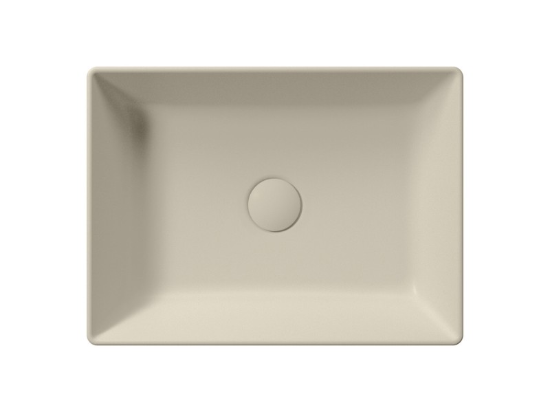 KUBE X keramické umyvadlo na desku, 50x37cm, creta mat 942908