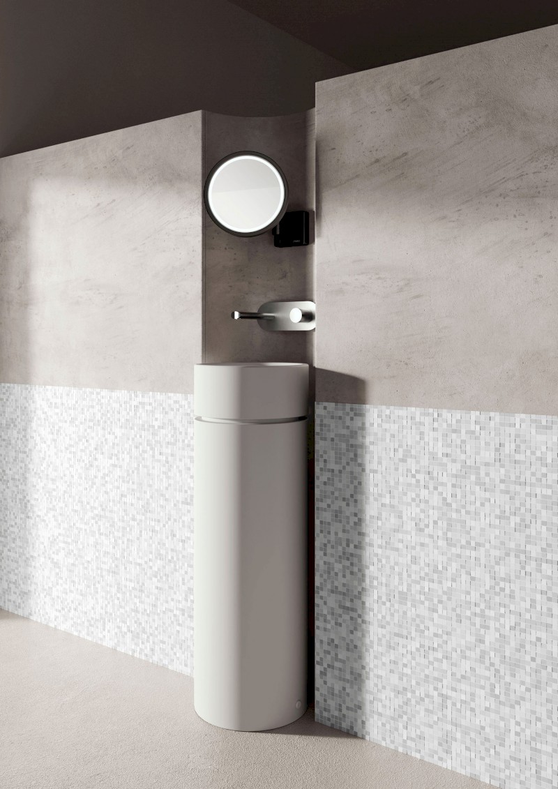 OKE keramický podstavec ke stěně pro umyvadlo 554001, bílá 557001