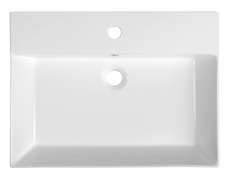 KARE 60 keramické umyvadlo nábytkové 60x46cm, bílá 17060