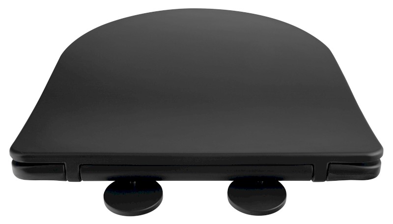 PACO WC sedátko, SLIM, Soft Close, Easy Take, černá mat PCS1012B