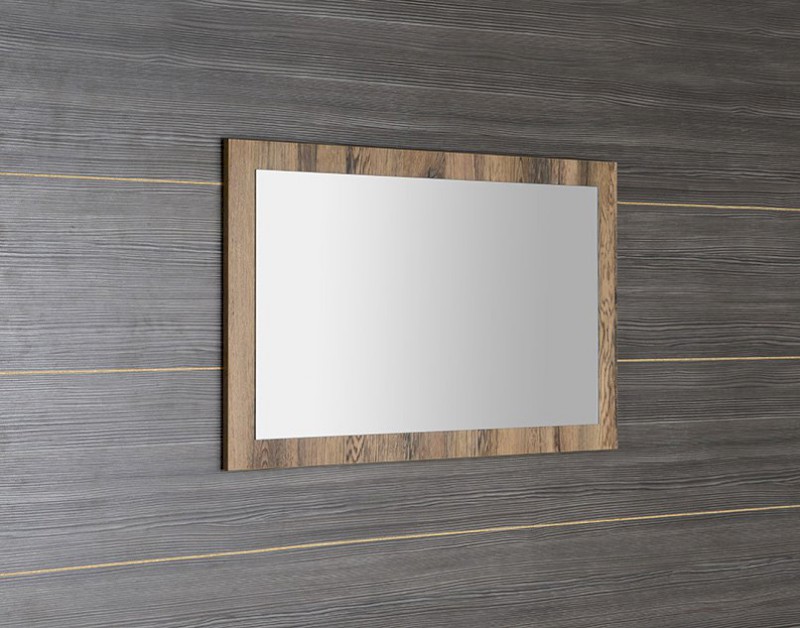 TREOS zrcadlo v rámu 110x50cm, dub Collingwood TS100-1919