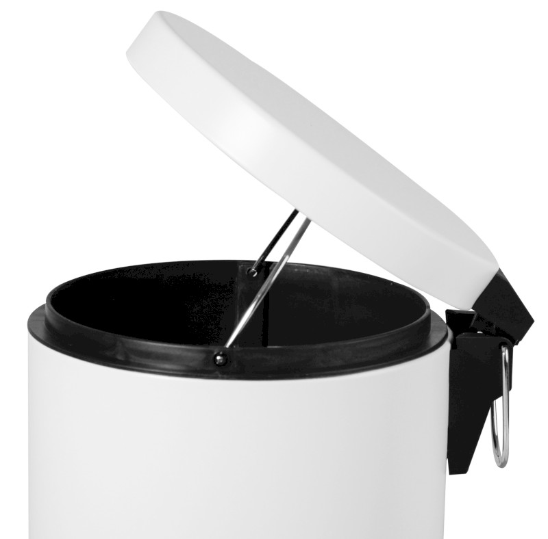 SIMPLE LINE odpadkový koš kulatý 3l, bílá mat 28103