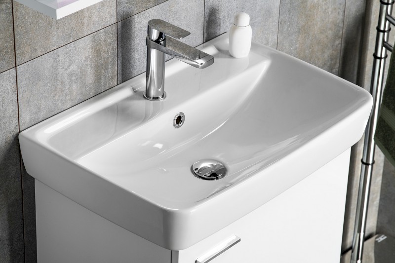 DURU keramické umyvadlo 60x40cm, bílá TU0351