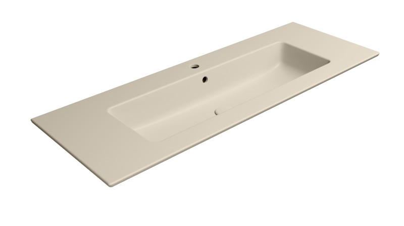 PURA keramické umyvadlo Slim 122x46cm, creta mat 8887108