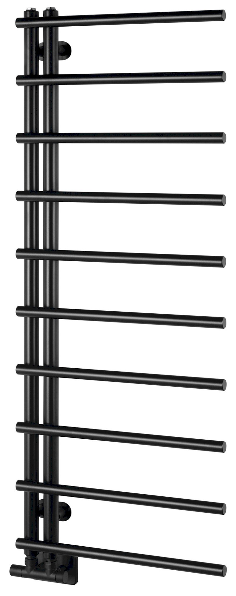 JUSTINA otopné těleso 500x1246 mm, černá mat IR546B