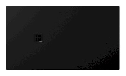 TRENECA vanička z litého mramoru s možností úpravy rozměru, 160x90cm, černá mat 84311.21