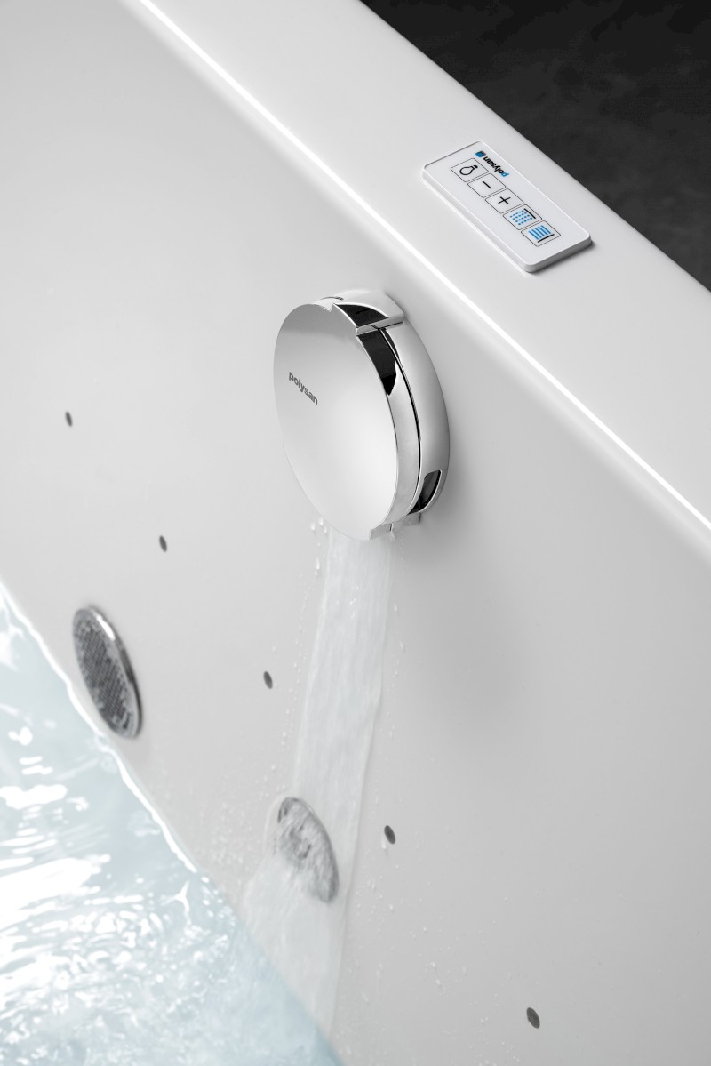 Vanová souprava s napouštěním, bovden, délka 1000mm, zátka 72mm, chrom 71855