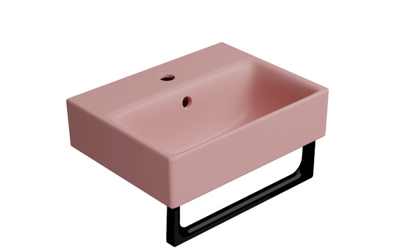 NUBES keramické umývátko 40x32cm, blush mat 9684124