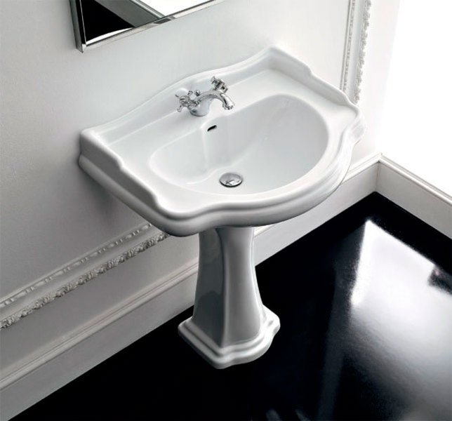 RETRO keramické umyvadlo 73x54cm, bílá 104701