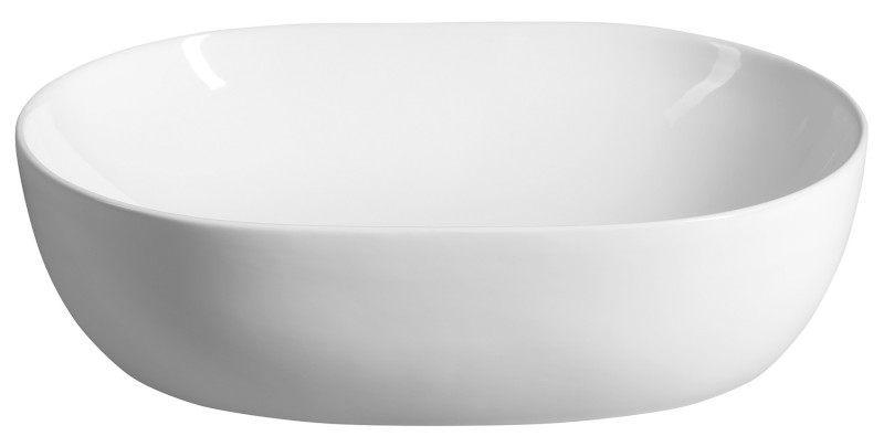 Keramické umyvadlo na desku 49x36cm, bílá CA490