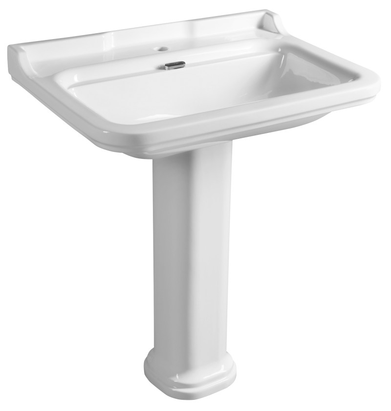 WALDORF keramické umyvadlo 80x55cm, bílá 4141K1