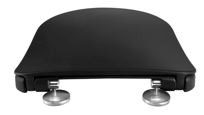 PAULA WC sedátko, SLIM, Soft Close, černá mat KC0903.01.2100E