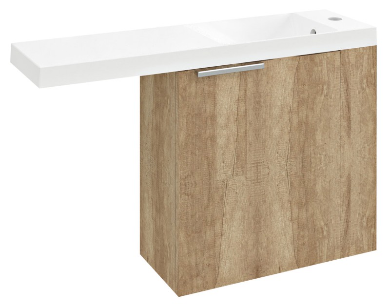 LATUS VI umyvadlová skříňka 50x50x22cm, pravá, dub alabama LT610-2222