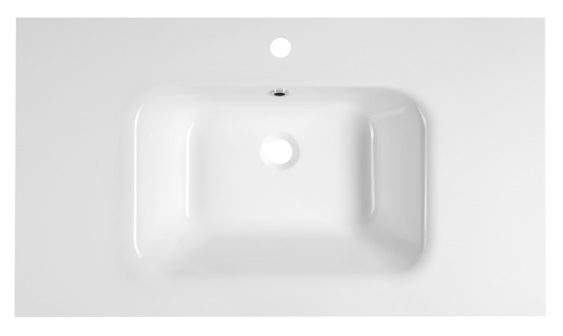 ARECA umyvadlo, litý mramor, 91x51,5cm, bílá AC091