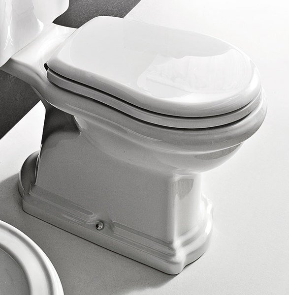 RETRO WC kombi mísa 38,5x72cm, zadní odpad, bílá 101301