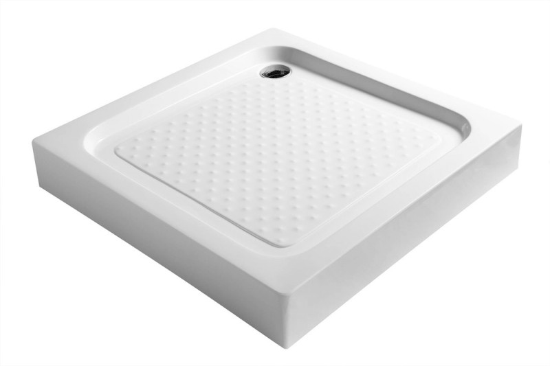 Sprchová samonosná vanička akrylátová, čtverec 90x90x15cm BTTQ90