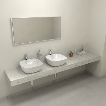 TAILOR rockstone deska 230x50 cm, provedení límce L TR230L