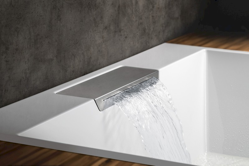 CAME FALLS čtvercová vana s konstrukcí 175x175x50cm, bílá 23611F