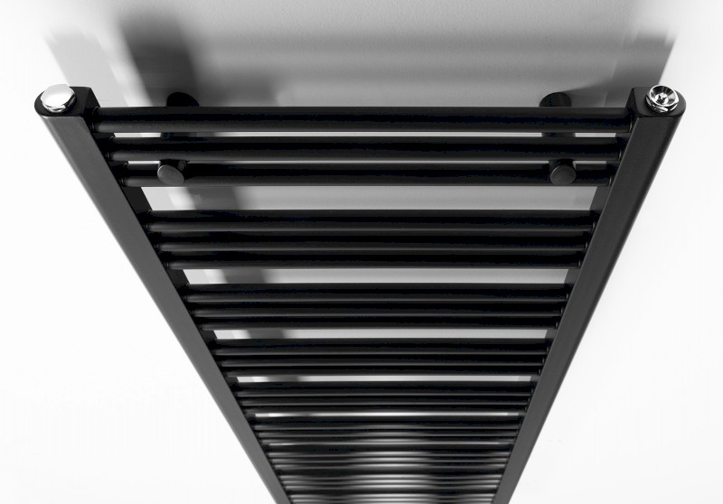 ALBRECHT otopné těleso 500x1570 mm, středové připojení, černá mat 600.115.6