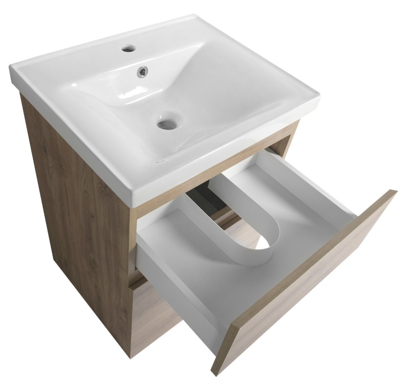 ALTAIR umyvadlová skříňka 52x72,5x45cm, dub emporio AI355