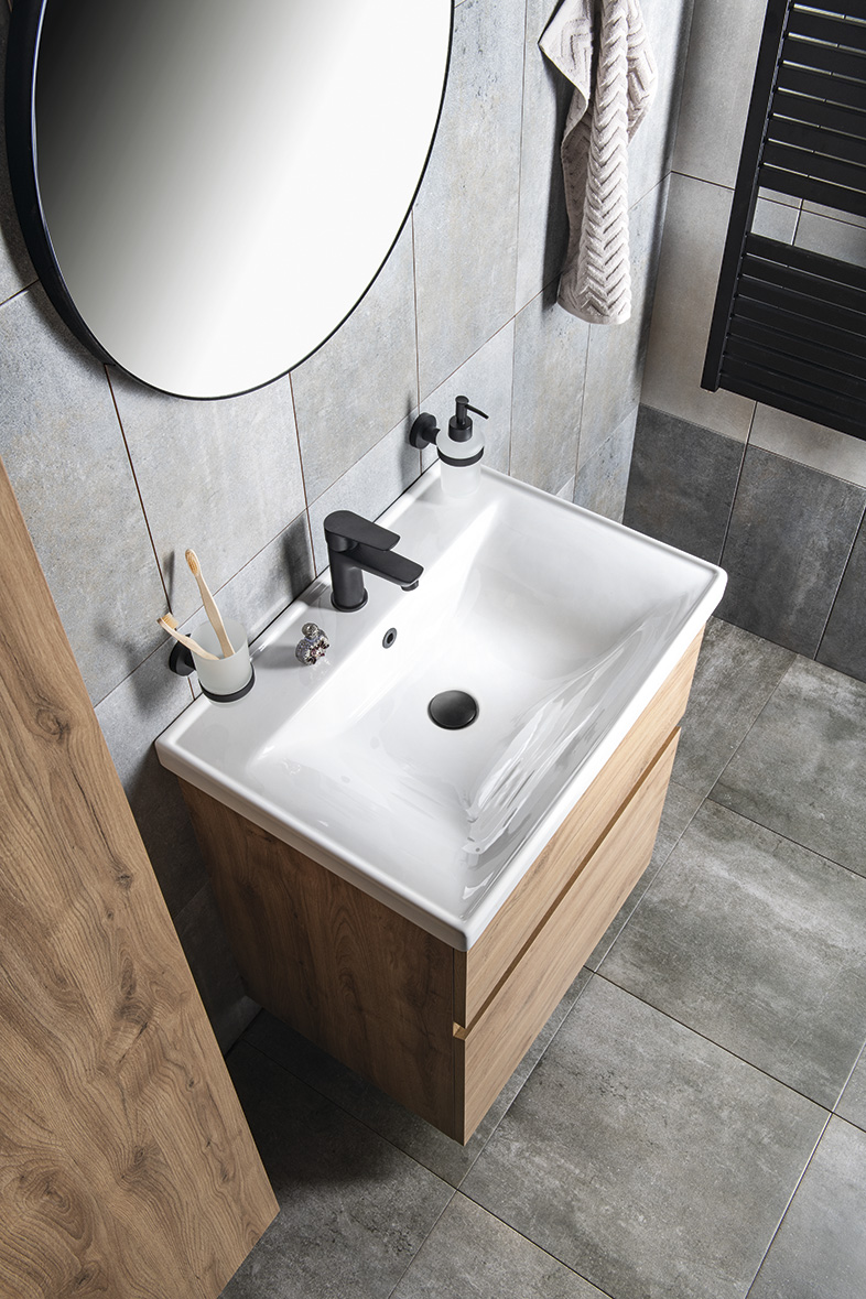 ALTAIR umyvadlová skříňka 61,5x72,5x45cm, dub emporio AI365