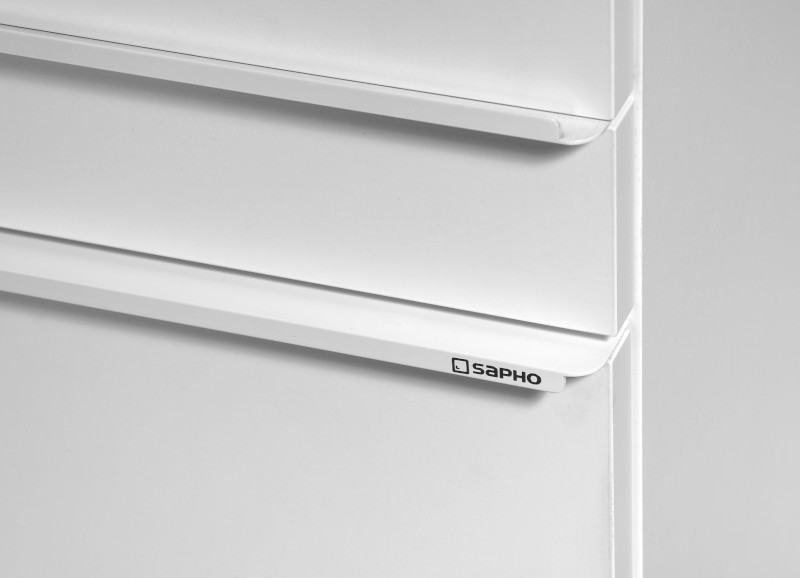 SITIA skříňka vysoká 46,7x172x32cm, 2x dvířka, levá/pravá, dub stříbrný SI450-1111