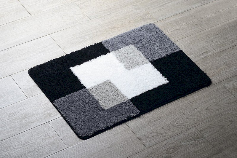 COINS předložka 60x90cm s protiskluzem, polyester, šedá 7103307