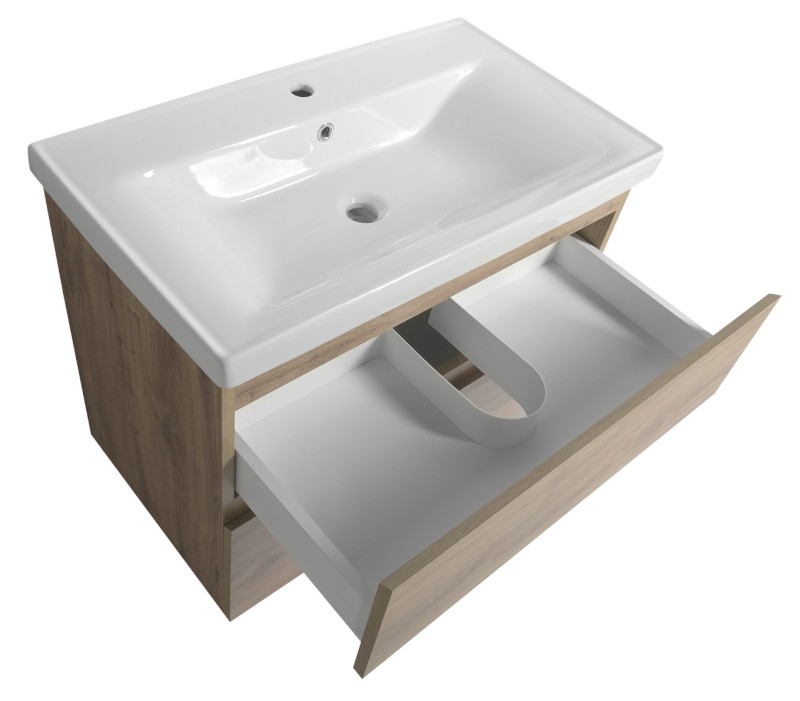 ALTAIR umyvadlová skříňka 77,5x60x45cm, dub emporio AI380