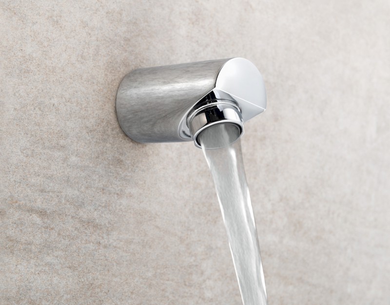 Výtoková hubice nástěnná, kulatá NS294