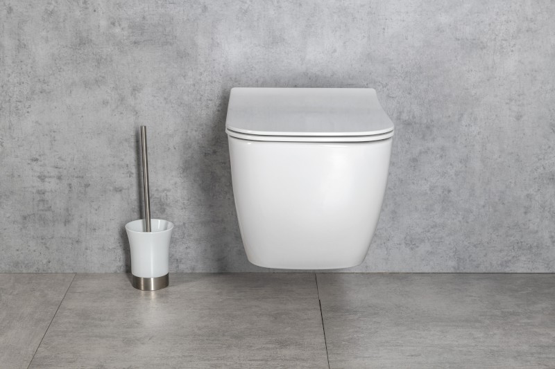 VEA závěsná WC mísa Rimless, 34,5x52cm, bílá 10VA02001