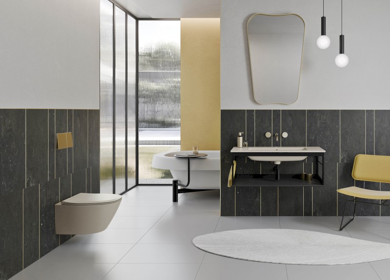 PURA keramické umyvadlo Slim 82x46cm, creta mat 8885108