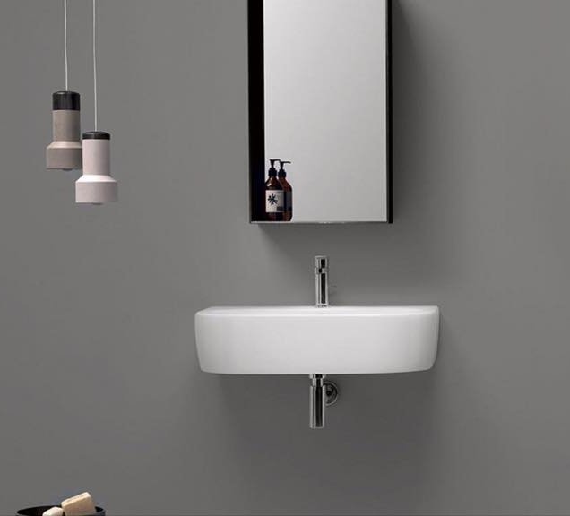 FLO keramické umyvadlo 60x42cm, bílá 314201